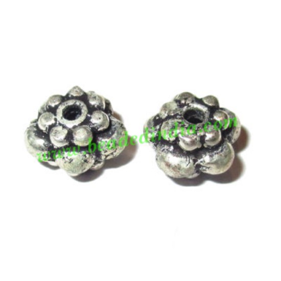 Picture of Sterling Silver .925 Fancy Beads, size: 5x7.5mm, weight: 1.01 grams.