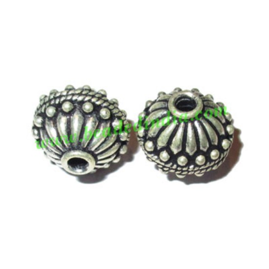 Picture of Sterling Silver .925 Fancy Beads, size: 13.5x14.5mm, weight: 2.88 grams.