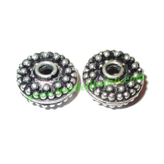 Picture of Sterling Silver .925 Fancy Beads, size: 6.5x13.5mm, weight: 3.09 grams.