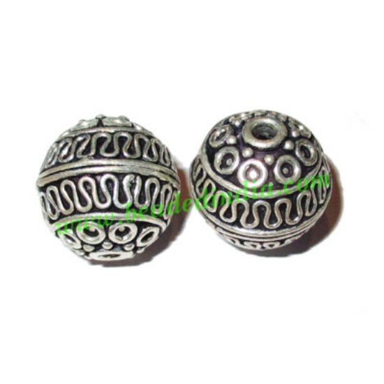 Picture of Sterling Silver .925 Fancy Beads, size: 18x18mm, weight: 7 grams.