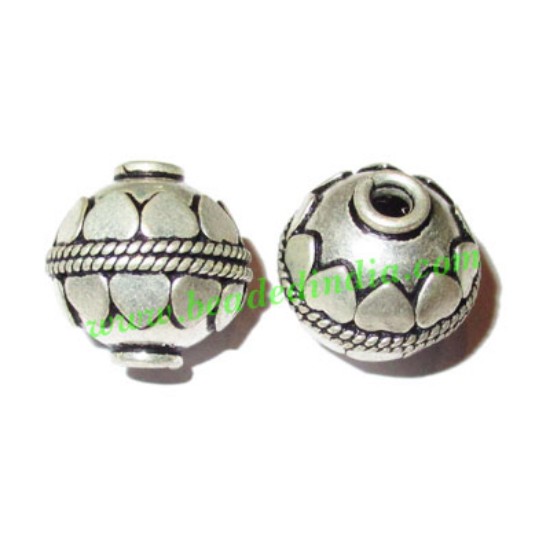 Picture of Sterling Silver .925 Fancy Beads, size: 14.5x14.5mm, weight: 3.23 grams.