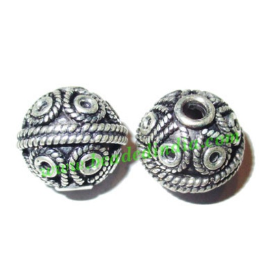 Picture of Sterling Silver .925 Fancy Beads, size: 14x15mm, weight: 4.73 grams.
