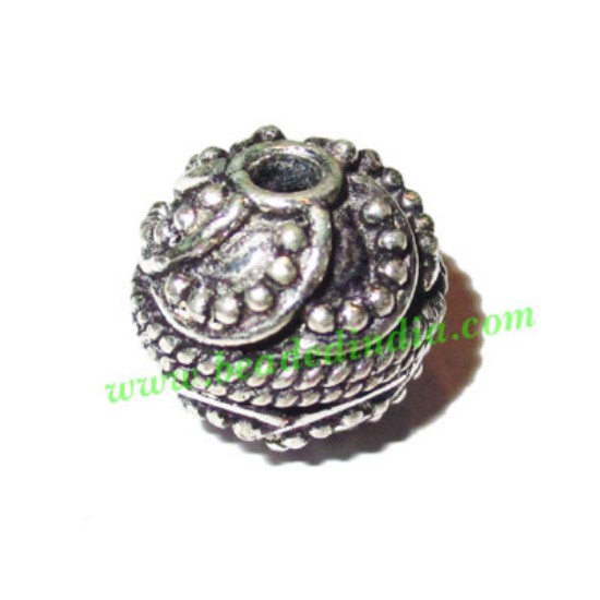 Picture of Sterling Silver .925 Fancy Beads, size: 13x12mm, weight: 3.76 grams.