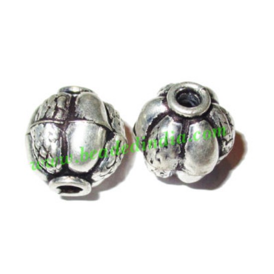 Picture of Sterling Silver .925 Fancy Beads, size: 14x12mm, weight: 1.89 grams.