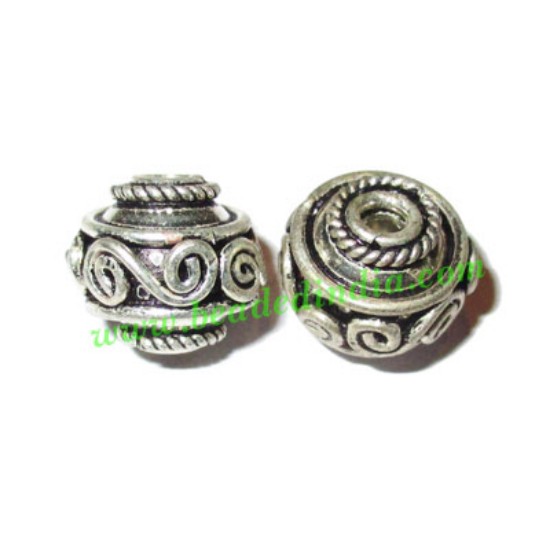 Picture of Sterling Silver .925 Fancy Beads, size: 11x13mm, weight: 2.74 grams.
