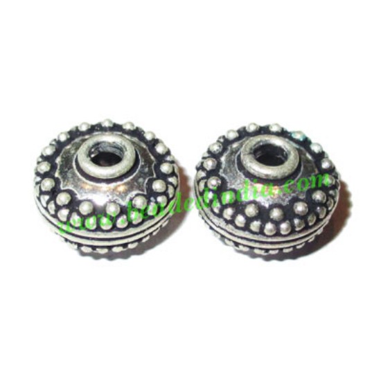 Picture of Sterling Silver .925 Fancy Beads, size: 9x14mm, weight: 3.18 grams.