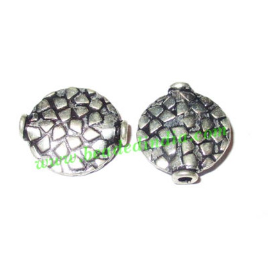 Picture of Sterling Silver .925 Fancy Beads, size: 16x14x3.5mm, weight: 1.38 grams.