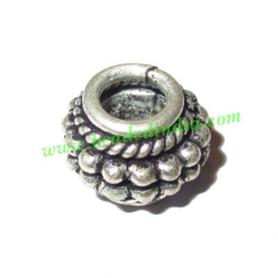 Picture of Sterling Silver .925 Fancy Beads, size: 9x12mm, weight: 3.1 grams.
