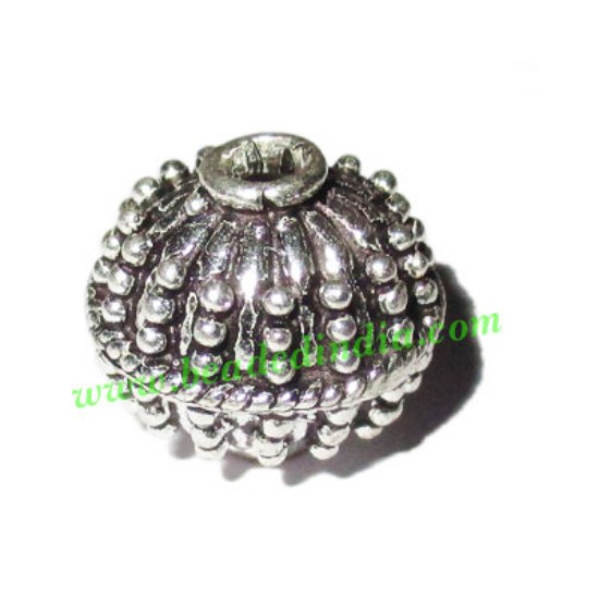 Picture of Sterling Silver .925 Fancy Beads, size: 13.5x14.5mm, weight: 3.75 grams.
