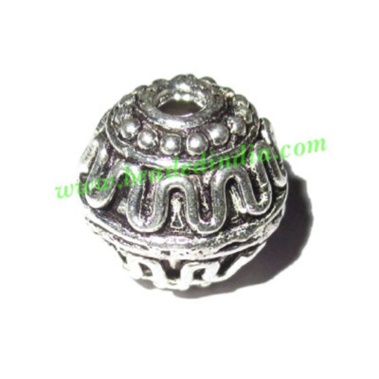 Picture of Sterling Silver .925 Fancy Beads, size: 14.5x14mm, weight: 4.45 grams.