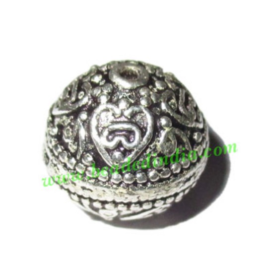 Picture of Sterling Silver .925 Fancy Beads, size: 14x14mm, weight: 3.73 grams.