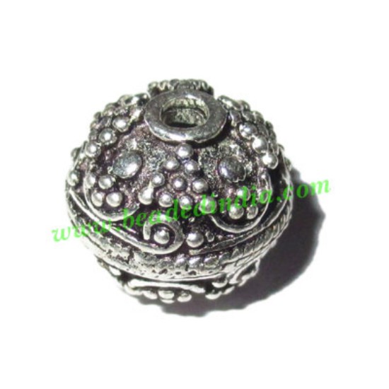 Picture of Sterling Silver .925 Fancy Beads, size: 12x12mm, weight: 3.06 grams.