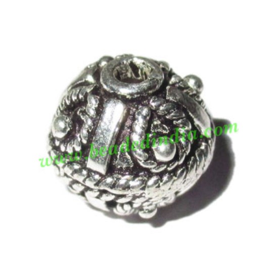 Picture of Sterling Silver .925 Fancy Beads, size: 11x12mm, weight: 2.53 grams.