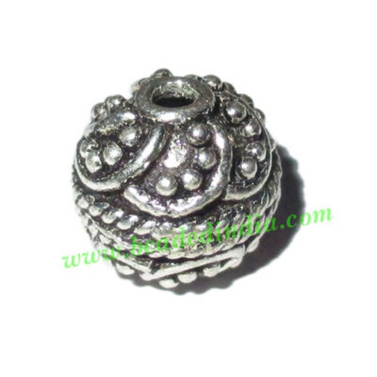 Picture of Sterling Silver .925 Fancy Beads, size: 11x12mm, weight: 2.61 grams.