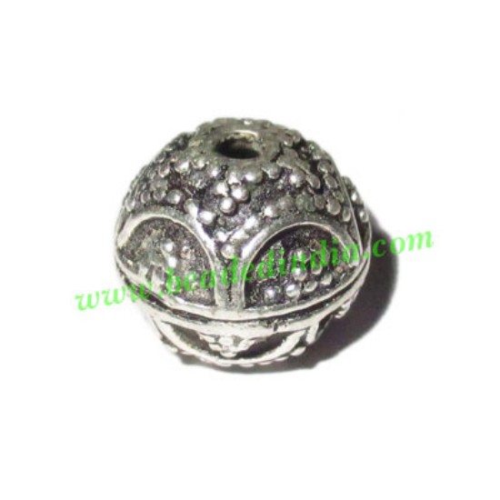 Picture of Sterling Silver .925 Fancy Beads, size: 9.5x10mm, weight: 1.78 grams.