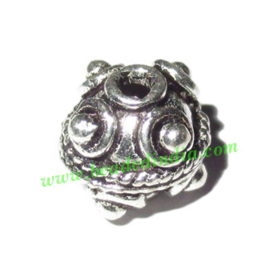 Picture of Sterling Silver .925 Fancy Beads, size: 9x9mm, weight: 1.48 grams.