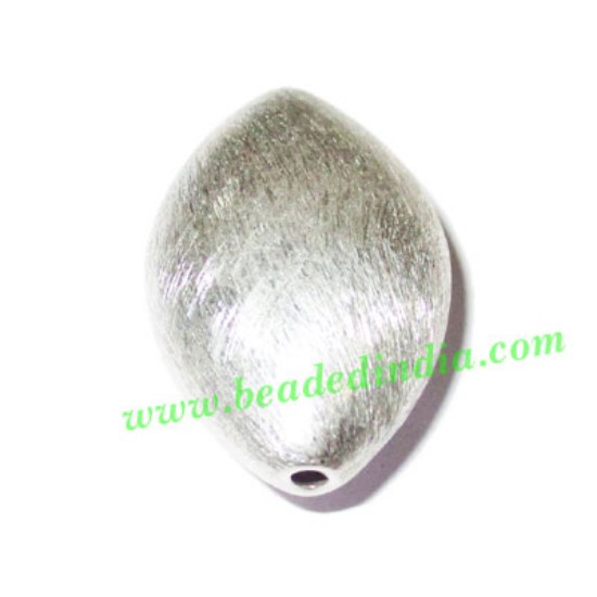 Picture of Sterling Silver .925 Brushed Beads, size: 30x19x13mm, weight: 8.05 grams.