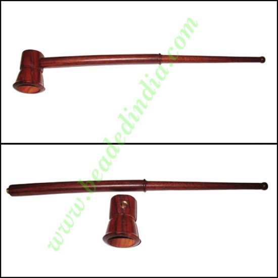 Picture of Handmade rosewood smoking pipe, size : 12 inch pipe