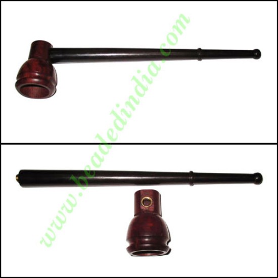 Picture of Handmade rosewood smoking pipe, size : 8 inch pipe