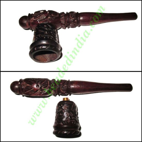 Picture of Handmade rosewood smoking pipe, size : 5.5 inch pipe