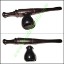 Picture of Handmade real ebony wood smoking pipe, size : 6 inch pipe