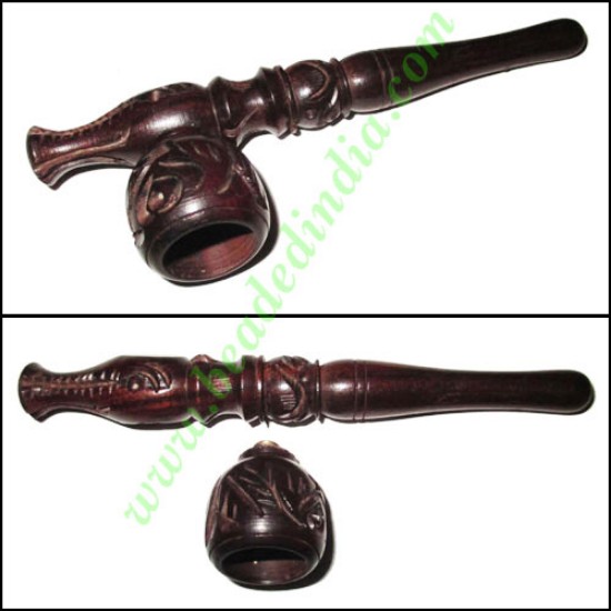 Picture of Handmade rosewood smoking pipe, size : 5 inch pipe
