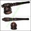 Picture of Handmade real ebony wood smoking pipe, size : 5 inch pipe