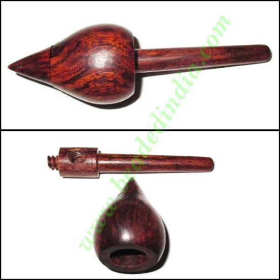 Picture of Handmade rosewood smoking pipe, size : 4 inch pipe