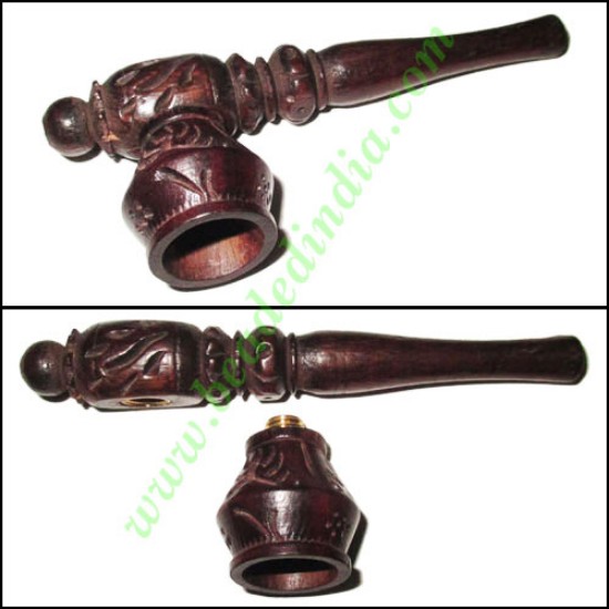Picture of Handmade rosewood smoking pipe, size : 4 inch pipe