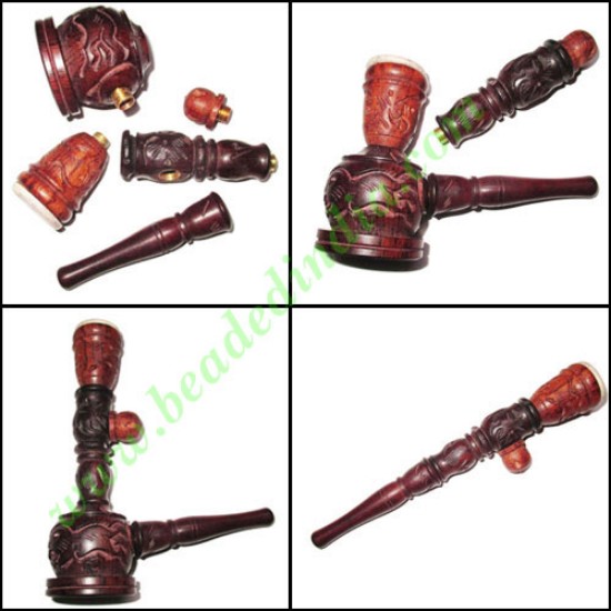 Picture of Handmade rosewood smoking pipe, size : 8 inch pipe