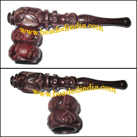 Picture of Handmade rosewood smoking pipe, size : 4 Inch