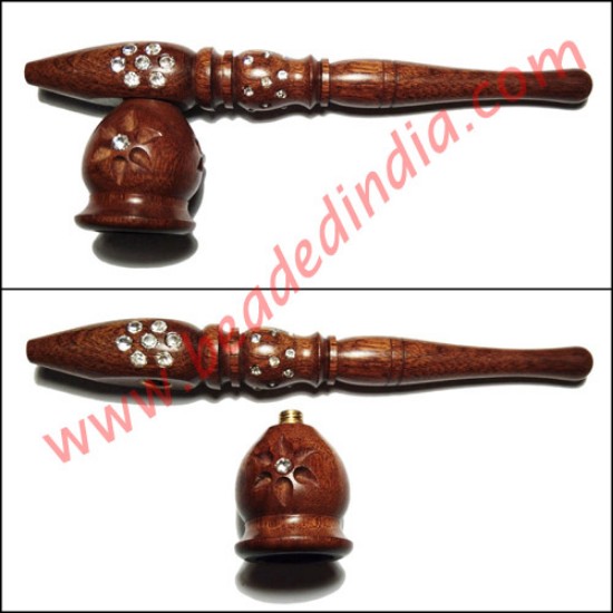 Picture of Handmade rosewood smoking pipe, size : 6 inch