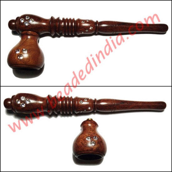 Picture of Handmade rosewood smoking pipe, size : 6 inch