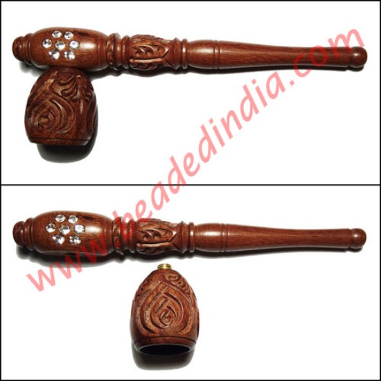 Picture of Handmade rosewood smoking pipe, size : 6 inch