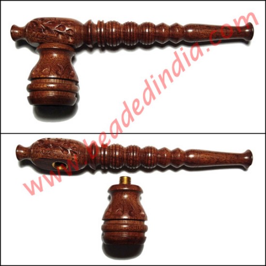 Picture of Handmade rosewood smoking pipe, size : 5 inch