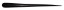 Picture of Handmade ebony wood hairsticks, size : 7 inch