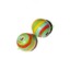 Picture of Wooden Painted Beads, Fancy Design Hand-painted beads, size 15mm, weight approx 1.4 grams