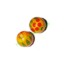 Picture of Wooden Painted Beads, Fancy Design Hand-painted beads, size 15mm, weight approx 1.4 grams