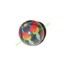 Picture of Wooden Painted Beads, Fancy Design Hand-painted beads, size 25mm, weight approx 6.42 grams