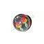 Picture of Wooden Painted Beads, Fancy Design Hand-painted beads, size 25mm, weight approx 6.42 grams