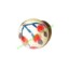 Picture of Wooden Painted Beads, Fancy Design Hand-painted beads, size 20mm, weight approx 2.95 grams