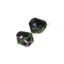 Picture of Wooden Ebony Beads, color black, size 13x14mm, weight approx 1.55 grams