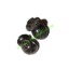 Picture of Wooden Ebony Beads, color black, size 15x22mm, weight approx 2.92 grams