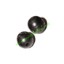 Picture of Wooden Ebony Beads, color black, size 15x18mm, weight approx 2.75 grams