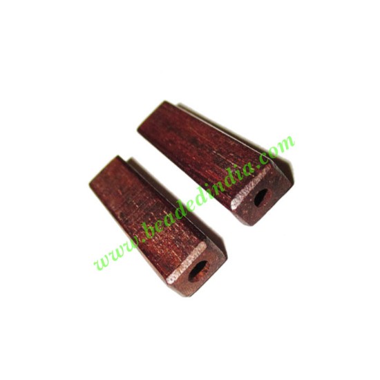 Picture of Rosewood Beads, Handcrafted designs, size 5x7x30mm, weight approx 1.45 grams
