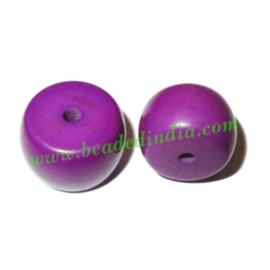 Picture of Resin Fancy Beads, Size : 11x16mm, weight 2.38 grams, pack of 100 Pcs.