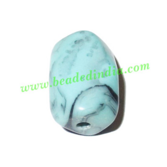 Picture of Resin Fancy Beads, Size : 11x14x21mm, weight 2.78 grams, pack of 100 Pcs.