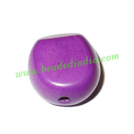 Picture of Resin Fancy Beads, Size : 12x21x19mm, weight 3.66 grams, pack of 100 Pcs.