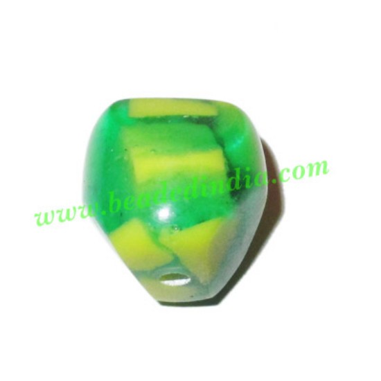 Picture of Resin Fancy Beads, Size : 18mm, weight 4 grams, pack of 100 Pcs.