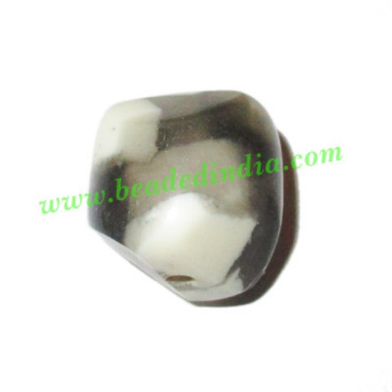 Picture of Resin Fancy Beads, Size : 18mm, weight 4.15 grams, pack of 100 Pcs.